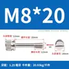 Tornillos Antiaflojamiento de Acero Inoxidable 304 al por Mayor en Stock M3-M8 Cabeza Plana Moleteados de Mano Antiaflojamiento