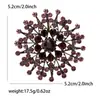 Broche de girassol de liga de alta qualidade com strass, broche de temperamento, versátil, popular, joias para lapela de roupas femininas