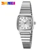 Belleza Atemporal Casual Simple Reloj para Mujer Impermeable Cuadrado Compacto Correa de Acero Reloj de Cuarzo para Mujer Reloj Transfronterizo