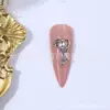 Arte de Uñas Nueva Belleza Chica estrella y luna varita mágica circón corazón bastón Color estrella y luna joyería metálica
