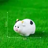 Nuevo producto transfronterizo: Figuritas de búho y ardilla en miniatura para crear paisajes de jardín, adornos decorativos DIY, accesorios colgantes y piezas decorativas pequeñas