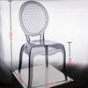 Cadeira de Acrílico para Comércio Exterior Cadeira Transparente com Encosto de Palácio Cadeira Simples de Mesa e Cadeira Cadeira para Banquete de Hotel Auditório Casamento