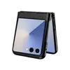 Adecuado para Samsung Galaxy Z Flip 7/ Funda para Teléfono Plegable con 20% de Descuento con Cubierta Trasera de Cuero con Patrón de Lichi 3/4/5/6