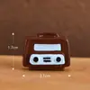 Cámara Retro Nostálgica Grabadora de Voz Mini Adornos de Resina Decoración para el Hogar Sala de Estar Accesorios para Fotos Adornos