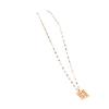 Collares coreanos de nicho de alta gama para mujer, Accesorios de acero de titanio simples y modernos, Venta al por mayor de lujo ligero, Joyería personalizada que no se decolora