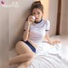 Feimu Lencería Sexy Uniforme Tentación Estilo Japonés Sexy Estudiante Uniforme Escolar Traje de Baño Ropa de Gimnasia Venta al por Mayor 6913