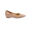 2026 Novo Estilo Sapatos de Salto Baixo Franceses com Laço de Pérola para Mulheres, com Aumento de Altura Escondido, Solado Macio, Confortáveis, Versáteis e Elegantes