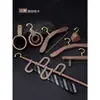 Bufandas y corbatas para decoración de interiores Broches colgantes de cuero Perchas para trajes de falda Perchas Barras de soporte Perchas para corbatas