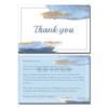 Inglés Simple Tarjeta de Posventa Tarjeta de Felicitación Plegable Vale de Regalo de Acción de Gracias Servicio Impresión de Tarjeta de Papel Plegable Tarjeta Pequeña Carta de Agradecimiento
