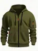 Vendas Diretas da Fábrica e Entrega no Mesmo Dia Moletons Masculinos com Zíper, Moletons com Capuz, Camisas com Zíper, Gola Redonda Casuais Roupas Masculinas