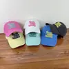 Chapéu Feminino de Verão Fino Secagem Rápida Respirável Chapéu de Sol Estilo Coreano Moda Versátil Boné Bordado com Letra Mostra Rosto Pequeno