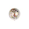 Suministro Exclusivo Transfronterizo de Globos Transparentes de Confeti de Lentejuelas de 12 pulgadas, Globos Redondos de Papel de Aluminio de Confeti de Colores al por Mayor para Decoración de Fiestas