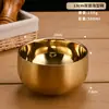 Tazón de acero inoxidable 304, tazón de arroz de doble capa estilo coreano, tazón de sopa aislado térmicamente anti-quemaduras para niños, tazón de arroz engrosado para estudiantes escolares