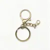 Cierre de Langosta de Aleación de Zinc Galvanizado Personalizado Directo de Fábrica Cadena de Cuatro Secciones Ocho Central Anilla Abierta Accesorios de Ferretería para Bolsos DIY