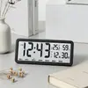 Reloj Digital Chino Reloj Electrónico Pantalla LCD de Escritorio Hora Fecha Temperatura Humedad Montaje en Pared Sala de Estar Yd105