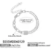Pulseira Minimalista com Cadeia de Metal e Pingente de Cadeado de Zircônia, Design de Moda Europeu e Americano Nicho de Luxo Leve