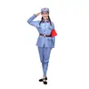 Ropa de Rendimiento del Ejército Rojo Viejo para Adultos, Hombres y Mujeres, Guardias Rojos, Ropa de Coro de la Guerra Antijaponesa, Uniforme Militar de Ocho Vías para Niños, Ropa de Rendimiento