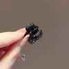 Mini Pinza de Presión con Forma de Lazo y Diamantes Flash Pinza Pequeña de Agarre Lujo Ligero tamaño pequeño Pinza Frontal para Flequillo Pinza Superior para el Cabello de Mujer Pinza Pequeña Lateral