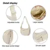 Bolsa Transversal de Nylon Personalizada para Roupas de Trabalho, Bolsa Grande Versátil Lulu Dumpling Feminina para Roupas de Trabalho, Bolsa de Ombro Impermeável de Alta Qualidade