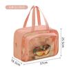 Bolsa de Higiene Pessoal de Camada Dupla Portátil Separada Seca e Molhada Impermeável PU Bolsa de Cosméticos Grande Capacidade Viagem Cosméticos Artigos de Higiene Bolsa de Armazenamento