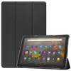 Adequado para capa Kindle Fire HD 10 2021 capa de couro plana dobrável em três