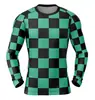 2025 Nueva Camiseta Estampada Digitalmente Impresa en 3D para Hombre Ajustada de Manga Corta Secado Rápido Top Deportivo para Fitness