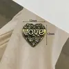 Temperamento cheio de amor de diamante joias requintadas acessórios personalidade letras acessórios de coração de pêssego brincos coringa grampo de cabelo material de bolsa