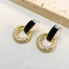 Pendientes de Moda Populares Transfronterizos Nuevo Diseño de Moda Pendientes de Nicho de Alta Gama Simples Pendientes Geométricos Pendientes de Personalidad y Temperamento