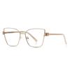Gafas Antiluz Azul Moda Nórdica Nueva 3139 Decoración Sencilla Tendencia Pintadas a Mano Espejo Plano Fábrica Transfronteriza En stock