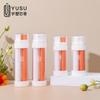 Frasco de esencia de doble tubo de doble color vacío 30ml/50ml color de contraste doble tubo cosmético transparente botella de emulsión material de embalaje de solución madre