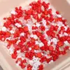10g Perlas Redondas Mixtas Acrílicas, Perlas de Flor de Lazo, Pulsera DIY Hecha a Mano, Collar, Materiales para Accesorios de Joyería