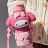 Taza térmica auténtica Sanrio, alto valor estético, adecuada para la escuela y el trayecto al trabajo, vaso de agua de gran capacidad, regalo lujoso