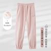 Pijama de Franela Yu Zhaolin para Mujer en Invierno, Forrado de Felpa, Engrosado, Pantalones de Dibujos Animados Cálidos, Pantalones Casuales Usables para el Hogar