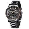 LIGE LIGE genuino reloj de cuarzo multifuncional para negocios, deportes, ocio, moda, resistente al agua, reloj para hombre
