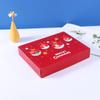 Novo Design Caixa de Embalagem para Presente de Maçã de Véspera de Natal Impressão UV Dobrável Colorida Caixa de Papel Logotipo Personalizado
