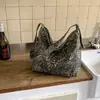 2026 Nova Bolsa Estampa de Leopardo Grande Capacidade Feminina Estilo Retrô Preguiçoso para o Trabalho Bolsa de Ombro Alta Aparência Bolsa de Ombro Feminina