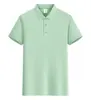 Camisa Polo de Seda Gelada para Trabalho com Gola de Lapela, Manga Curta de Verão para Publicidade Corporativa de Equipe, Camiseta para Team Building com Impressão de Logo