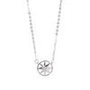 Collar Brújula de la Suerte de Estrella de Ocho Puntas Versión Alta Cadena de Clavícula Popular Tendencia Ins Femenina Pulsera