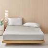 Estilo Luxo Leve Classe A 60 Lanjing Tencel Cor Sólida Lençol Cobre-Leito Primavera e Verão Fresco Sedoso Dormir Nu Capa Protetora de Colchão