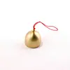 Decoração Suspensa de Sino de Vento DIY Sino de Vento de Metal Chapéu Pingente de Sino de Cobre Material Sino Antifurto Decoração de Sino Pequeno de Natal