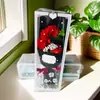 Caixa de Presente Flor Eterna Dia das Mães Buquê de Rosas de Sabão Atacado Cravo Flor Artificial Fábrica de Presentes de Luxo para Mãe