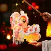 Linternas de León del Festival de Mediados de Otoño, Linternas Portátiles para Niños, Kits de Manualidades DIY, Año del Cordero 2027, Productos para Puestos de Año Nuevo Chino