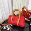 Bolsa de Mão Infantil Bebê Cor Sólida Retrô Platina Porta-Moedas Estiloso Bolsa Transversal da Menina para Sair Versátil Fashion