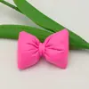 Pinza de Agarre de Lazo de Cuero Relleno de Terciopelo Tridimensional Pinza para el Cabello Dopamina de Niña Linda Accesorios para el Cabello