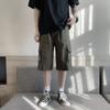 Shorts Casuales para Hombre Verano Delgados Pantalones Cinco Puntos Pierna Recta Sueltos Ropa Exterior Deportivos Cinco Puntos Estilo Coreano Pantalones de Moda para Hombre