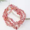 Pedra Britada de Cristal Natural Pedra Bruta Semi-Acabada Acessórios para Joias DIY Pulseira Contas de Cristal Pedra de Desmagnetização Cascalho Atacado