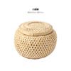 Tetera de bambú Pu'er tetera pequeña Tuo caja de regalo tamaño pequeño cesta de bambú tarro de almacenamiento de dulces y frutos secos