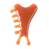 Pente de Massagem para Terapia Capilar Multifuncional Raspagem Couro Cabeludo Dentes Largos Tendão de Sândalo Verde Ouro Seda Atacado
