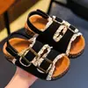 Nuevas Sandalias de Verano para Niñas 2026, Suela Suave Antideslizante, Estilo Princesa Casual con Velcro, Sandalias de Playa para Niñas