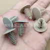 Remaches de Plástico Largos, Clips de Nylon para Automóviles, Sujetadores de Plástico Pequeños, Remaches Dentados en Forma de Árbol de Navidad